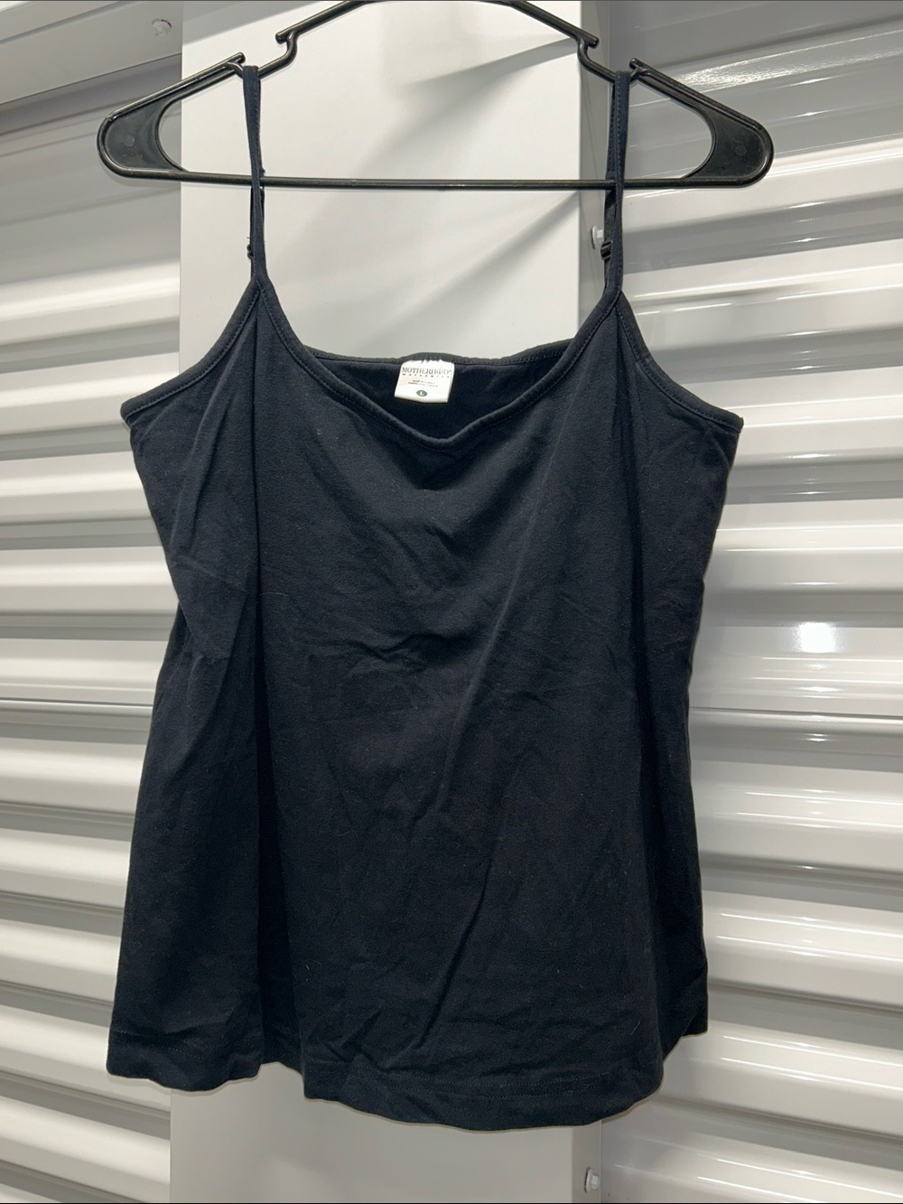 Motherhood Maternity Black Spaghetti Strap Maternity Camisole